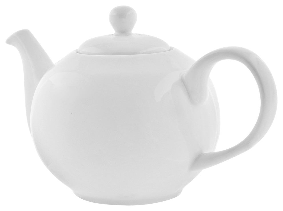Classic White Teapot