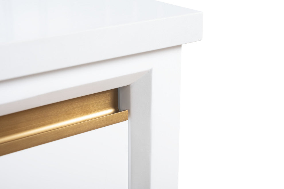 Vanity Art Bathroom Vanity With Sink, White, 54" Double