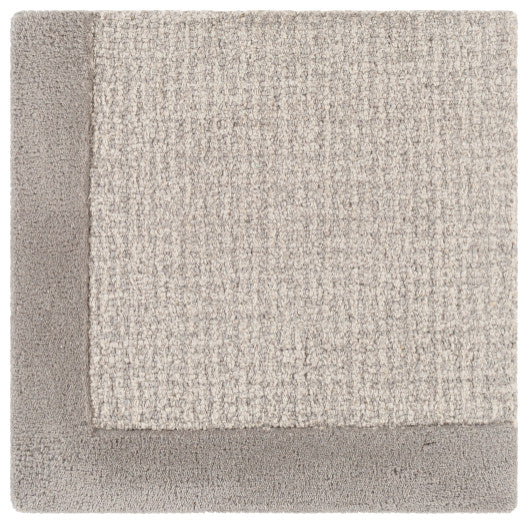 Surya Siena SNA-2302 4'x6' Rug, Medium Gray/Light Gray/Cream
