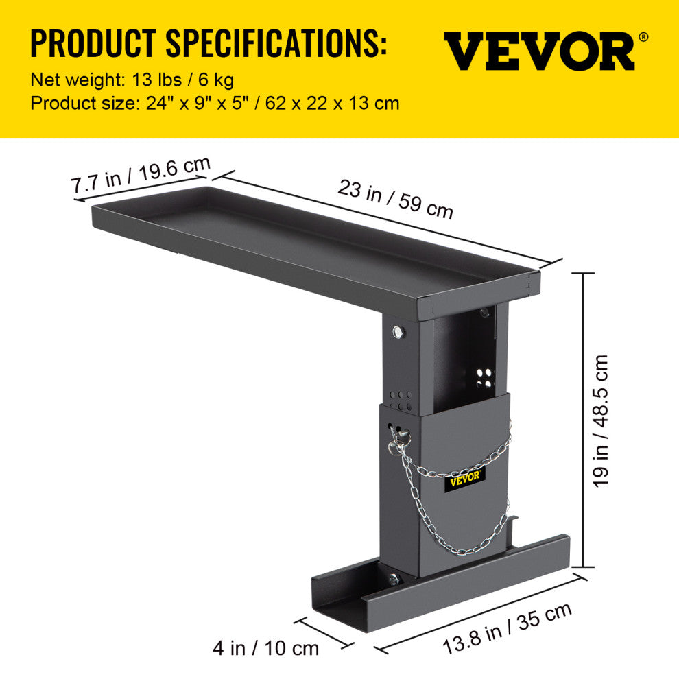 VEVOR Ladder Aide Extension Ladder Leveler 23.4"x7.6" A-PRO Leveling Tool Stair
