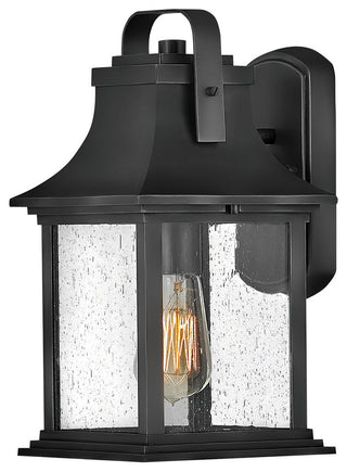 Grant 1-Light Outdoor Wall Mount, Textured Black