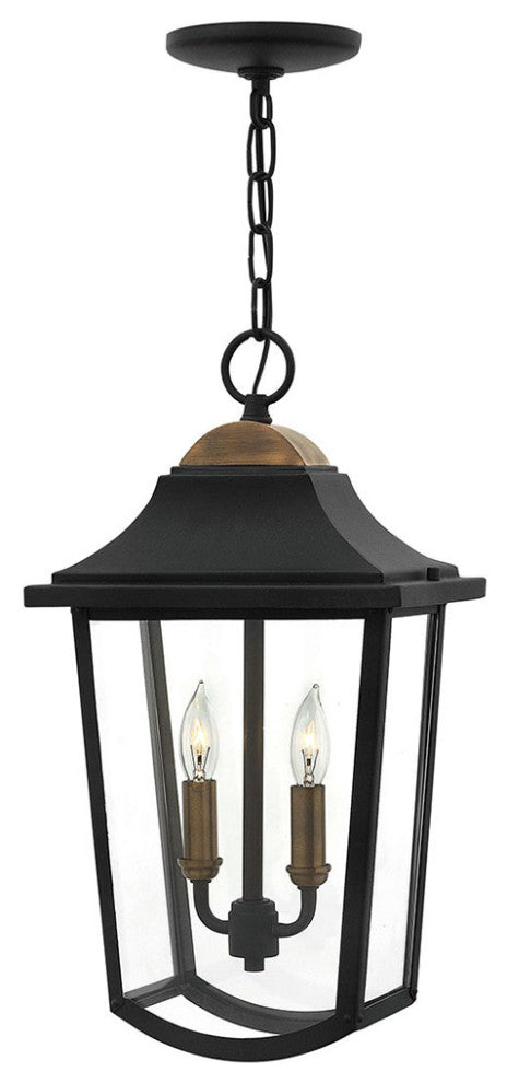 Hinkley Burton Medium Hanging Lantern, Black
