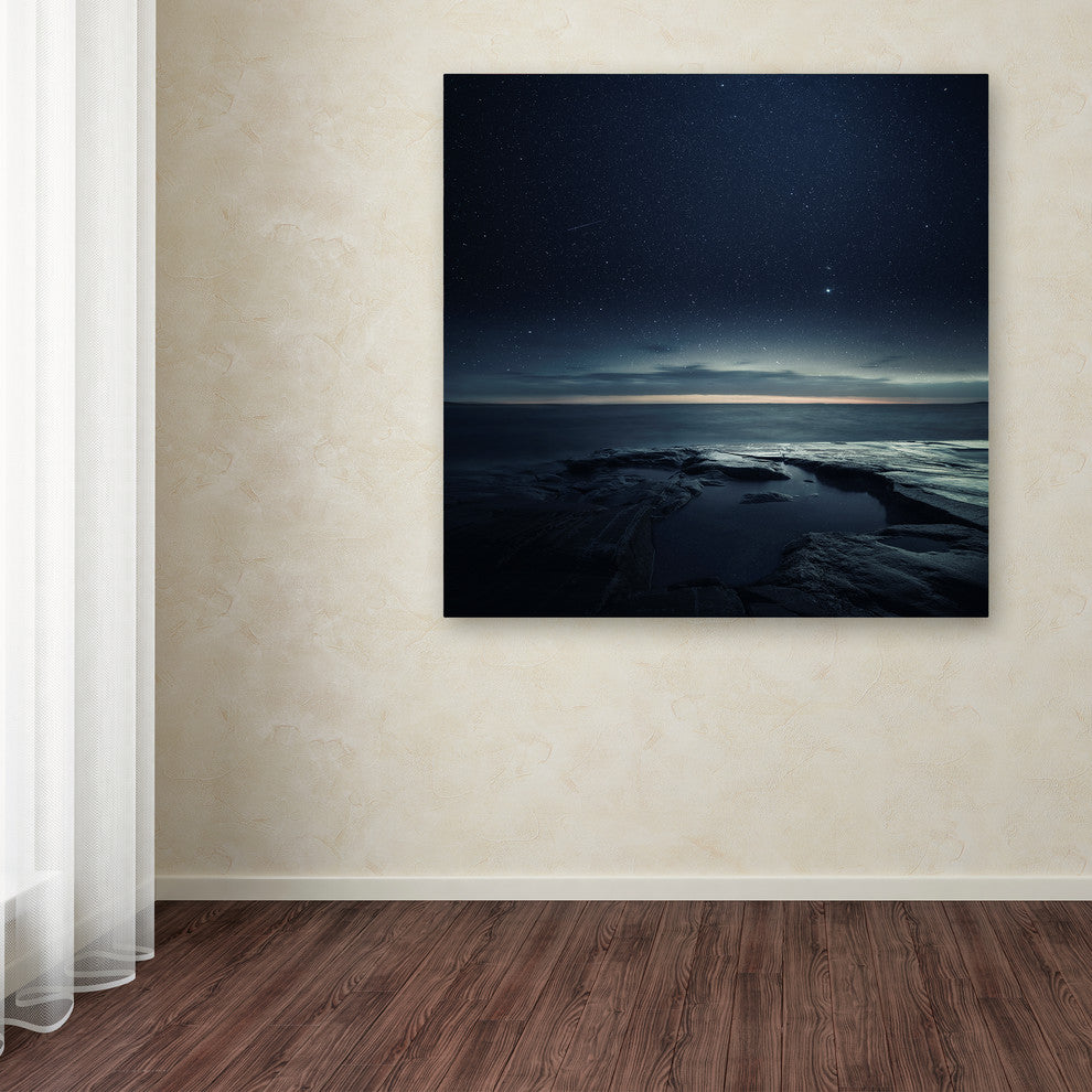 Mika Suutari 'Night Sky' Canvas Art, 14x14