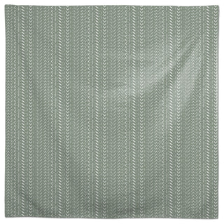Little Doodles On Green 58x58 Tablecloth