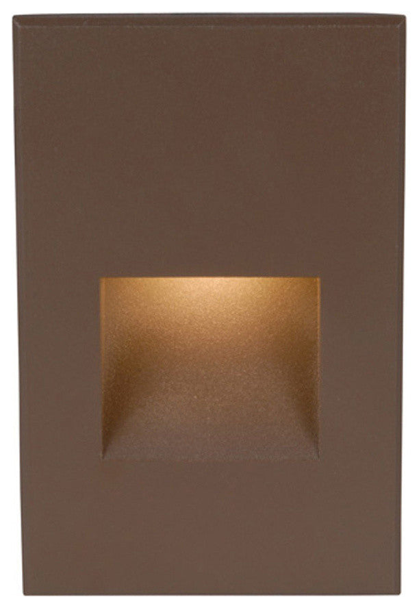 WAC Lighting LED Me Vertical Step And Wall Light, Stainless Steel