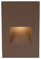 WAC Lighting LED Me Vertical Step And Wall Light, Stainless Steel
