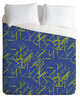 Deny Designs Karen Harris Konstructivist Periwinkle Duvet Cover-Lightweight
