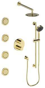 ZLINE Shower System, Polished Gold, EMBY-SHS-T3-PG