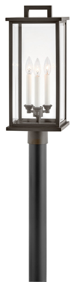 Hinkley Lighting 20011 Weymouth 3 Light 22.25" Tall Post Light - Black