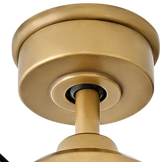 Hinkley Chet 48" Indoor/Outdoor Ceiling Fan, Heritage Brass