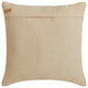 Beige Gold Jute Faux Leather, Cushion Cover 26"x26" Pillow Cover - Acland