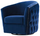 Armchair Accent Chair, Set of 2, Velvet, Blue Navy, Modern, Lounge Hospitality