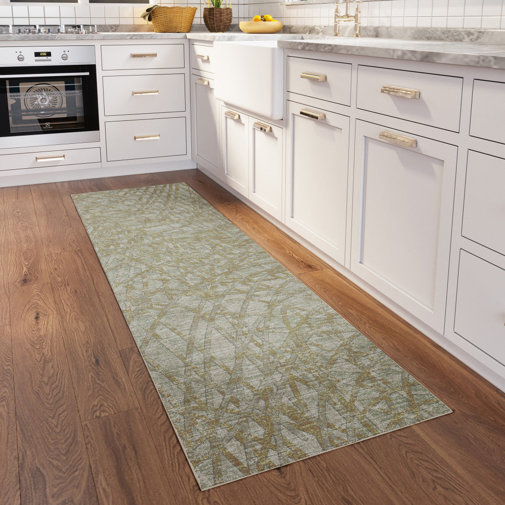 Winslow WL2 Aloe 2'6" x 8' Runner Rug