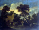 Francisco Collantes Landscape with Ruins, 21"x28" Gallery Wrapped Canvas