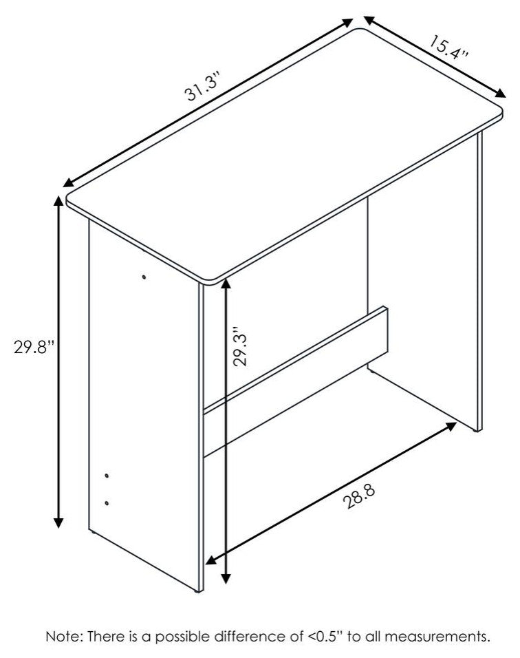 Furinno Simplistic Study Table, Sonoma Oak