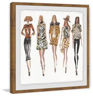 "Animal Style" Framed Painting Print, 24"x24"