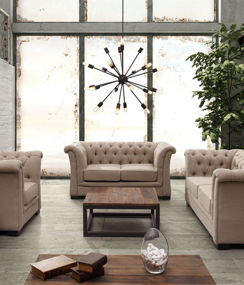 Zuo Modern Sapphire Ceiling Lamp Large