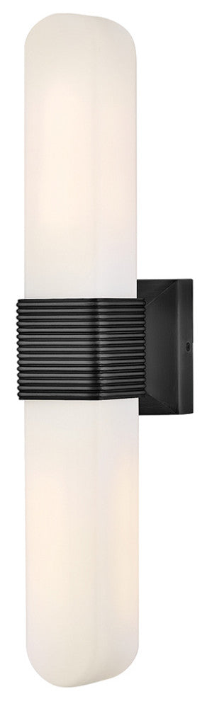 Hinkley Cotes Large Led Sconce, Painted Black Oxide