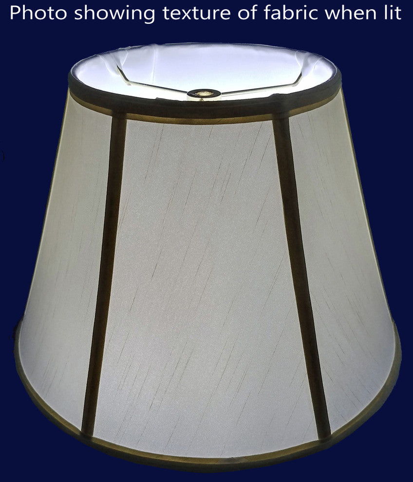 Kenzi Round Faux Silk Lampshade