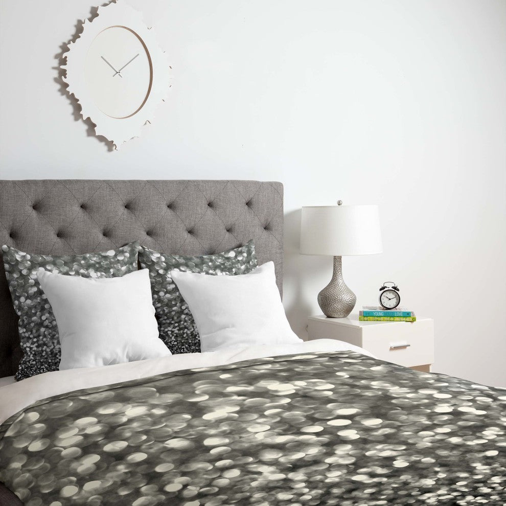 Deny Designs Lisa Argyropoulos Steely Grays Duvet Cover - Lightweight
