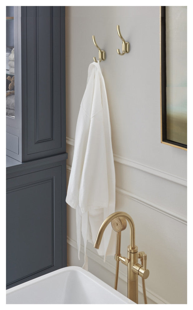 Amerock HBX36693 Granlyn Double Robe Hook - Chrome
