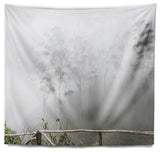 Fogs on Western Ghats Hills Landscape Wall Tapestry, 92"x78"