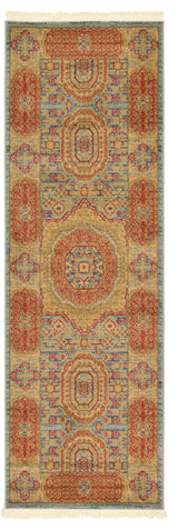 Unique Loom Light Blue Hamilton Palace 2' 0 x 6' 0 Runner Rug