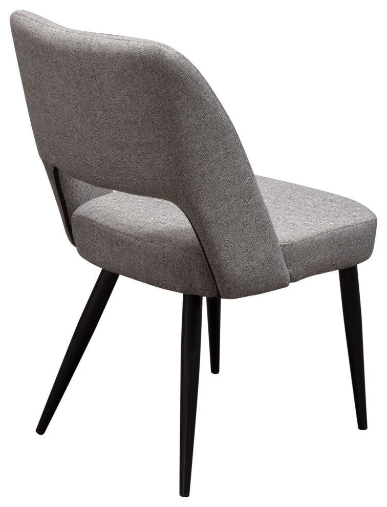 2 Reveal Dining Chairs, Gray Fabric