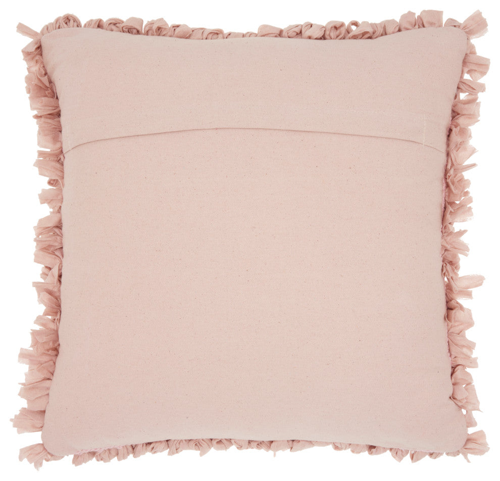 Mina Victory DL658 Throw Pillow, Blush, 20" x 20"