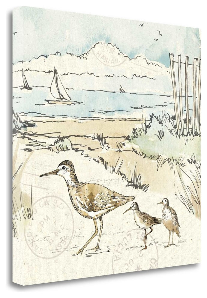 "Coastal Breeze XII" By Anne Tavoletti, Giclee Print on Gallery Wrap Canvas