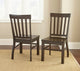 Cayla Dark Oak Side Chairs, Set of 2