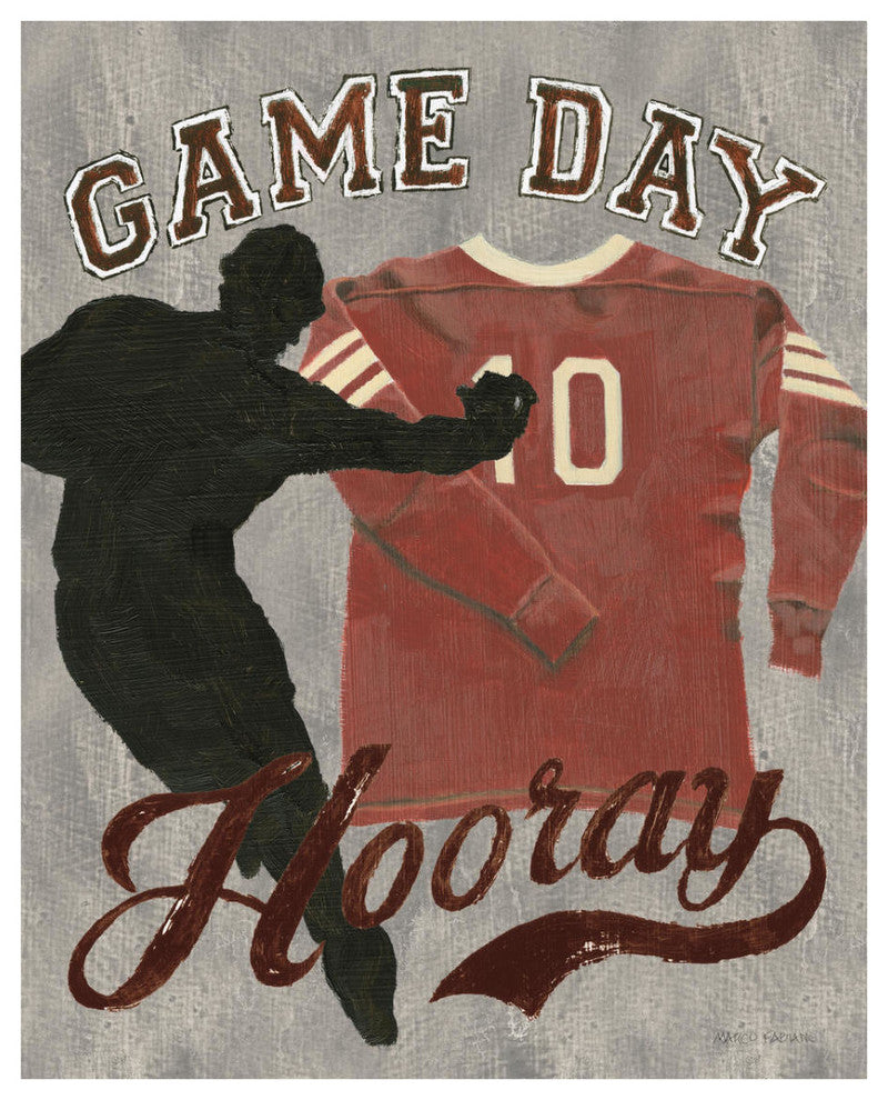 "Game Day I" Digital Paper Print by Marco Fabiano, 24"x30"