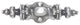 Pembridge Pull Antique Pewter, Antique Pewter