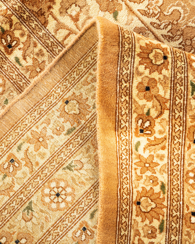 Mogul, One-of-a-Kind Hand-Knotted Area Rug  - Brown, 12' 2" x 15' 3"