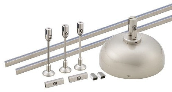 Solorail 8FT Low Voltage Rail, Brushed Nickel