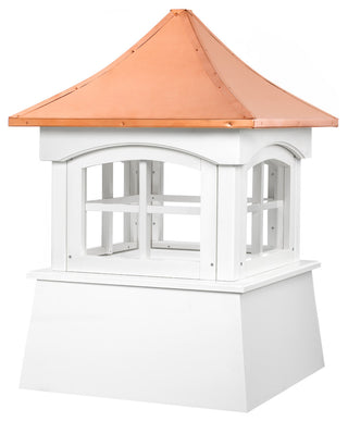 Windsor Vinyl Cupola With Copper Roof, 36"x52"