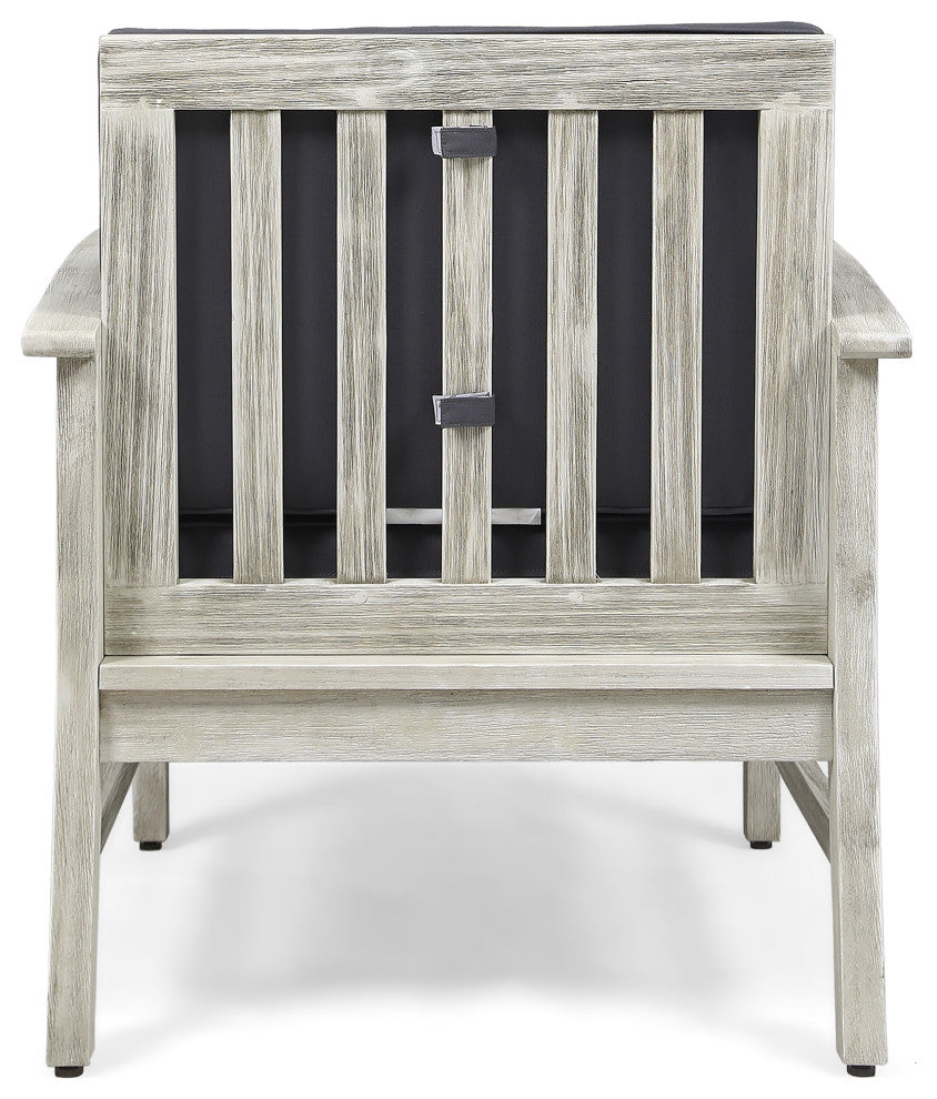 Abena Outdoor Acacia Wood Club Chair