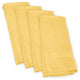 Solid Waffle Dishtowels, Set of 4, Yellow