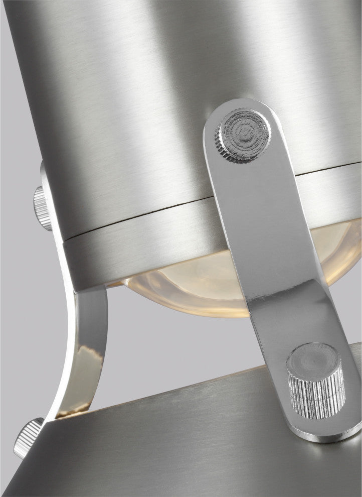 Brynne Small LED Pendant, Satin Nickel