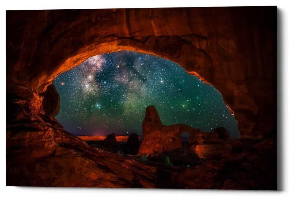 Epic Graffiti "Window to the Heavens" by Darren White Giclee Canvas Art, 26"x40"