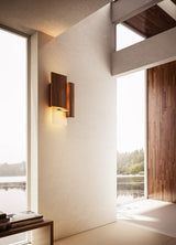 Vesper LED Wall Sconce, Dark Walnut