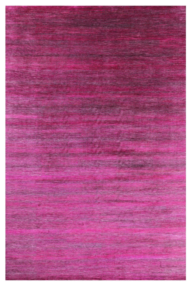 12' 0" X 18' 0" Hand Knotted Wool and Silk Super Savannah Gabbeh Rug Q6108