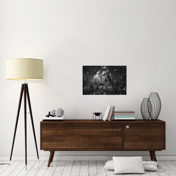 "New York City" Stretched Canvas Giclee by Leif Londal, 30"x20"