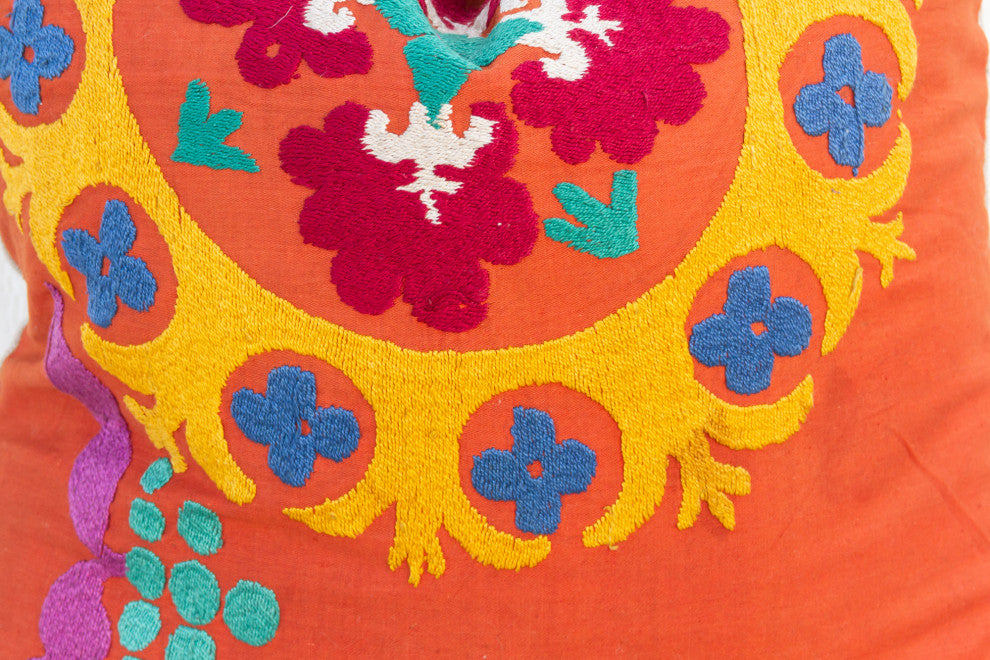 Gulnoor Vintage Suzani Square Pillow