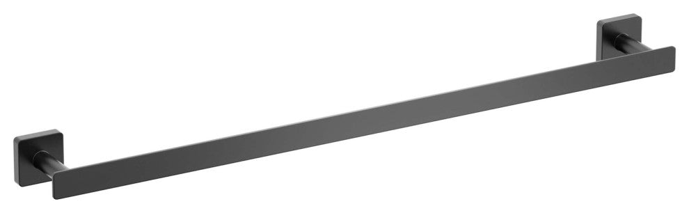 Blaze 24 inch Bathroom Towel Bar, Matte Black