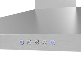 Streamline 30" Goffredo Convertible Wall Mount Range Hood, Stainless Steel
