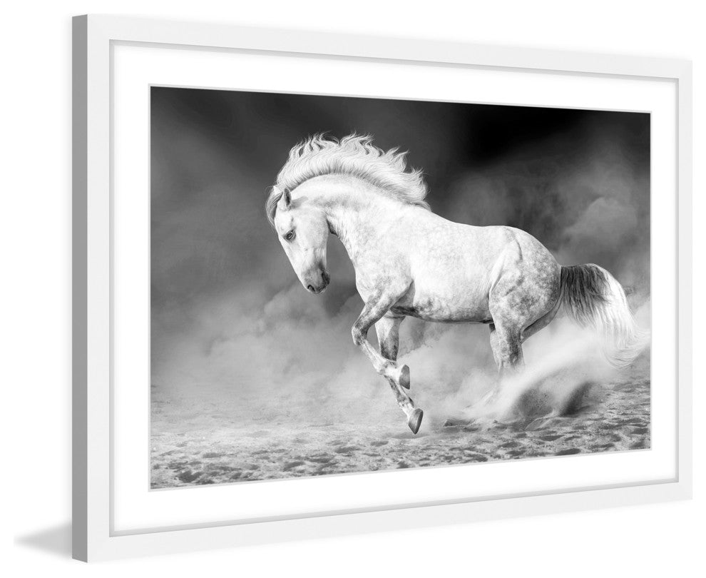 Marmont Hill, "Bucking Bronco" Framed Painting Print, 36x24
