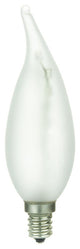 Flame Tip Chandelier, 20 Lumens, Candelabra Base, White