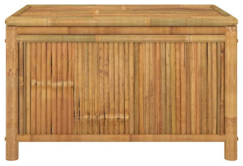 vidaXL Outdoor Storage Box Patio Furniture Storage Chest for Deck Garden Bamboo