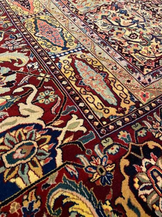 Multi Color Indian Agra 9'x12'